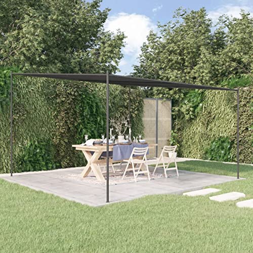 Homgoday Pavillon Gartenpavillon Überdachung Partyzelt Pergola Terrassenpavillon Sonnenschutz Gartenzelt für Festival Terrasse Garten Anthrazit 4x4 m 180 g/m² Stoff und Stahl Homgoday Pavillon Gartenpavillon Überdachung Partyzelt Pergola Terrassenpavillon Sonnenschutz Gartenzelt für Festival Terrasse Garten Anthrazit 4x4 m 180 g/m² Stoff und Stahl von Homgoday