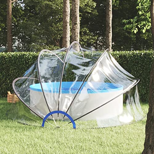 Homgoday Pool-Kuppel Poolüberdachung Pooldach Pool Abdeckung Gartendach Schwimmbadabdeckung Pooldach Poolabdeckung Dach für Aufstellpools Pool überdachung 440x220 cm Homgoday Pool-Kuppel Poolüberdachung Pooldach Pool Abdeckung Gartendach Schwimmbadabdeckung Pooldach Poolabdeckung Dach für Aufstellpools Pool überdachung 440x220 cm von Homgoday