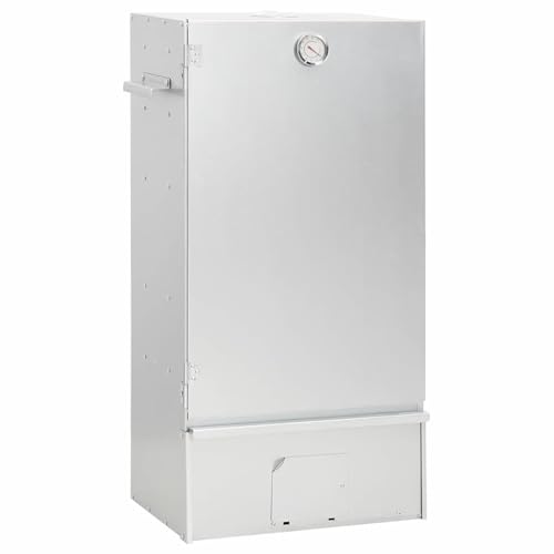 Homgoday R?ucherofen mit Holzsp?NEN 44,5x29x83 cm Verzinkter Stahl Grill Model364746 von Homgoday