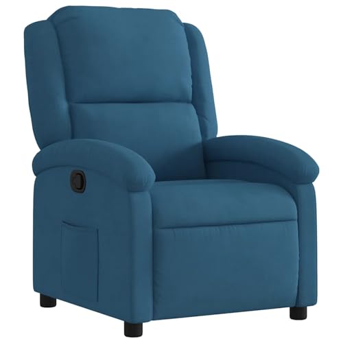 Homgoday Relaxsessel Blau Samt Loungesessel Model371807 Homgoday Relaxsessel Blau Samt Loungesessel Model371807 von Homgoday