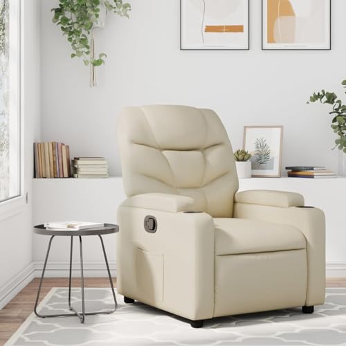 Homgoday Relaxsessel Creme Kunstleder Loungesessel Model3205641 Homgoday Relaxsessel Creme Kunstleder Loungesessel Model3205641 von Homgoday