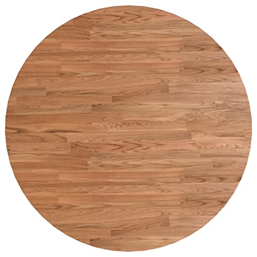 Homgoday Runde Tischplatte Ersatztischplatte Holztischplatte Ersatzplatte Holz Platte für Couchtisch Beistelltisch Esstisch, Möbelplatte Hellbraun Ø90x1,5 cm Behandeltes Eichenholz Homgoday Runde Tischplatte Ersatztischplatte Holztischplatte Ersatzplatte Holz Platte für Couchtisch Beistelltisch Esstisch, Möbelplatte Hellbraun Ø90x1,5 cm Behandeltes Eichenholz von Homgoday