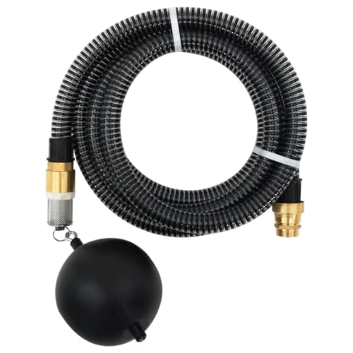Homgoday Saugschlauch mit Messing-Anschlüssen Schwarz 1,1" 7 m PVC Saugschlauch Model151061 Homgoday Saugschlauch mit Messing-Anschlüssen Schwarz 1,1" 7 m PVC Saugschlauch Model151061 von Homgoday