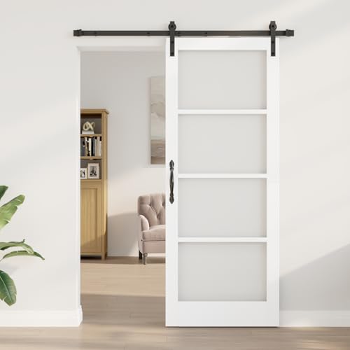 Homgoday Schiebetür 'ORKDAL'Weiß 83x211 cm Schiebetüren Komplettset Homgoday Schiebetür 'ORKDAL'Weiß 83x211 cm Schiebetüren Komplettset von Homgoday