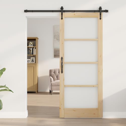Homgoday Schiebetür mit Beschlägen 'ORKDAL'83x202 cm Schiebetüren Komplettset Homgoday Schiebetür mit Beschlägen 'ORKDAL'83x202 cm Schiebetüren Komplettset von Homgoday