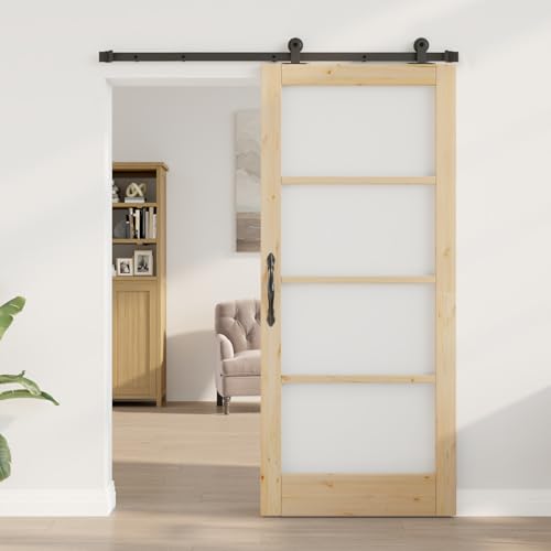 Homgoday Schiebetür mit Beschlagsatz "ORKDAL" 86x198,5 cm Schiebetüren Komplettset Homgoday Schiebetür mit Beschlagsatz "ORKDAL" 86x198,5 cm Schiebetüren Komplettset von Homgoday