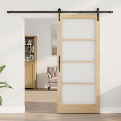 Homgoday Schiebetür mit Beschlagset 'ORKDAL'86x198,5 cm Schiebetüren Komplettset Homgoday Schiebetür mit Beschlagset 'ORKDAL'86x198,5 cm Schiebetüren Komplettset von Homgoday