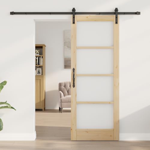 Homgoday Schiebetür mit Hardware Set 'ORKDAL'78x202 cm Schiebetüren Komplettset Homgoday Schiebetür mit Hardware Set 'ORKDAL'78x202 cm Schiebetüren Komplettset von Homgoday