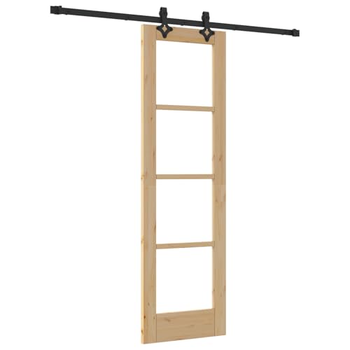 Homgoday Schiebetür mit Hardware-Set "ORKDAL" aus massivem Holz & Glas Sliding Door Model3332153 Homgoday Schiebetür mit Hardware-Set "ORKDAL" aus massivem Holz & Glas Sliding Door Model3332153 von Homgoday