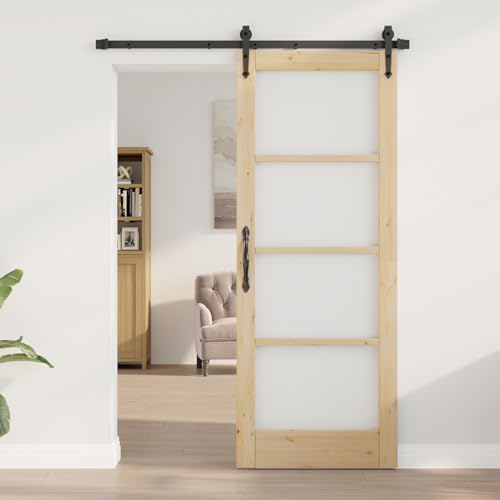 Homgoday Schiebetür mit Montageset 'ORKDAL'78x202 cm Schiebetüren Komplettset Homgoday Schiebetür mit Montageset 'ORKDAL'78x202 cm Schiebetüren Komplettset von Homgoday
