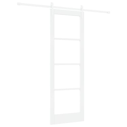 Homgoday Schiebetür mit Zubehörset Weiß 73,5x211 cm Massivholz Kiefer, Innentür mit Glas 'ORKDAL'Weiß 73,5x211x4 cm Sliding Door Model3332410 Homgoday Schiebetür mit Zubehörset Weiß 73,5x211 cm Massivholz Kiefer, Innentür mit Glas 'ORKDAL'Weiß 73,5x211x4 cm Sliding Door Model3332410 von Homgoday