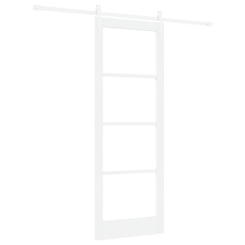 Homgoday Schiebetür mit Zubehörset Weiß 78x211 cm Massivholz Kiefer, Innentür mit Glas 'ORKDAL'Weiß 78x211x4 cm Sliding Door Model3332414 Homgoday Schiebetür mit Zubehörset Weiß 78x211 cm Massivholz Kiefer, Innentür mit Glas 'ORKDAL'Weiß 78x211x4 cm Sliding Door Model3332414 von Homgoday
