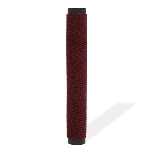 Homgoday Schmutzfangmatte Rechteckig Getuftet 90x150 cm Rot Staubentfernungspad Model132716 von Homgoday