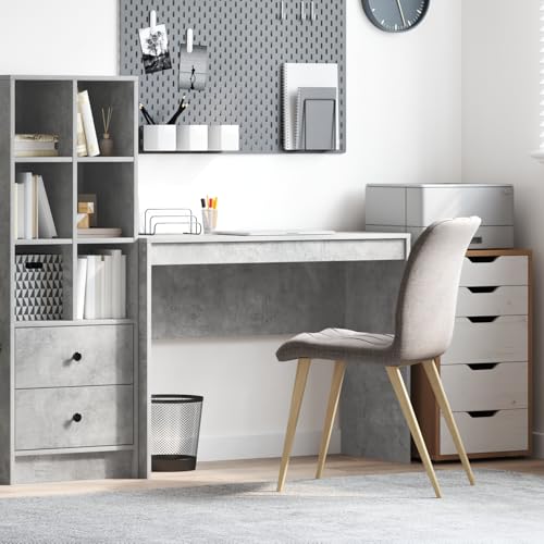 Homgoday Schreibtisch Beton Grau Spanplatte mit Beton-Grau-Finish Bürotisch Model869405 Homgoday Schreibtisch Beton Grau Spanplatte mit Beton-Grau-Finish Bürotisch Model869405 von Homgoday
