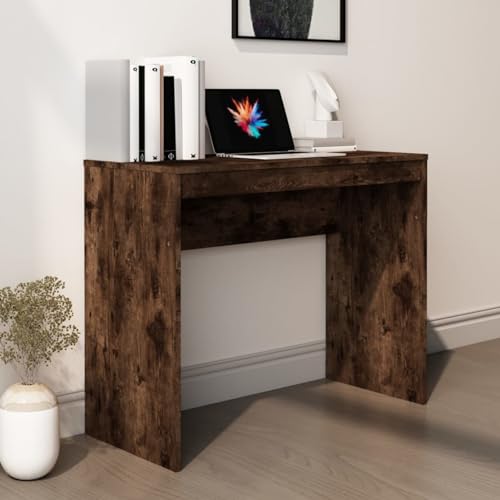 Homgoday Schreibtisch Eiche Rauchig 90 x 40 x 72 cm Sperrholz Schreibtisch Dekor und Regale Schreibtisch Computertisch Platzsparend Tisch Schreibtisch Schreibtisch Homgoday Schreibtisch Eiche Rauchig 90 x 40 x 72 cm Sperrholz Schreibtisch Dekor und Regale Schreibtisch Computertisch Platzsparend Tisch Schreibtisch Schreibtisch von Homgoday