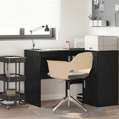 Homgoday Schreibtisch Schwarze Eiche Holzwerkstoff Kompakt Bürotisch Model869539 Homgoday Schreibtisch Schwarze Eiche Holzwerkstoff Kompakt Bürotisch Model869539 von Homgoday