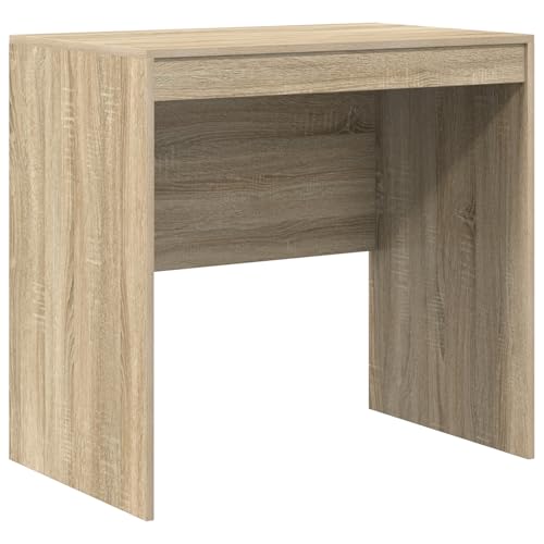 Homgoday Schreibtisch Sonoma Eiche 80x50x76 cm Holzwerkstoff Bürotisch Model869428 von Homgoday