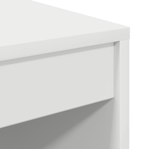 Homgoday Schreibtisch Weiß Holzwerkstoff 60 x 50 x 76 cm Langlebig Bürotisch Model869410 Homgoday Schreibtisch Weiß Holzwerkstoff 60 x 50 x 76 cm Langlebig Bürotisch Model869410 von Homgoday