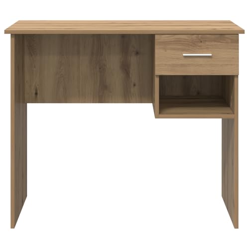 Homgoday Schreibtisch mit Stauraum Handgefertigte Eiche 90x49,5x75 cm Furnierholzwerkstoff Bürotisch Model869273 Homgoday Schreibtisch mit Stauraum Handgefertigte Eiche 90x49,5x75 cm Furnierholzwerkstoff Bürotisch Model869273 von Homgoday