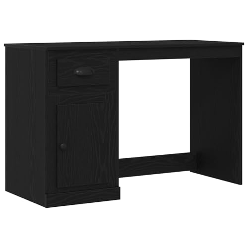 Homgoday Schreibtisch mit Stauraum Schwarze Eiche 50x115x75 cm Spanplatte Bürotisch Model862824 Homgoday Schreibtisch mit Stauraum Schwarze Eiche 50x115x75 cm Spanplatte Bürotisch Model862824 von Homgoday