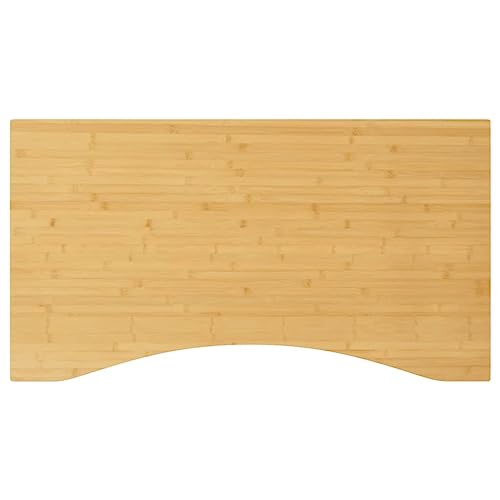 Homgoday Schreibtischplatte aus Bambus, 110 x 60 x 4 cm, Tischplatte für Esszimmer, Wohnzimmer, Büro, Möbel, Arbeitsplatte, Schreibtisch, Zubehör für Schreibtische Typ 1 Homgoday Schreibtischplatte aus Bambus, 110 x 60 x 4 cm, Tischplatte für Esszimmer, Wohnzimmer, Büro, Möbel, Arbeitsplatte, Schreibtisch, Zubehör für Schreibtische Typ 1 von Homgoday
