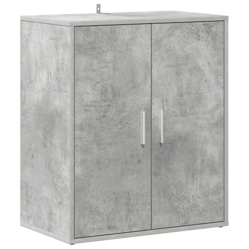 Homgoday Schuhschrank Betongrau 60x35x70 cm Holzwerkstoff Shoes Cabinet Model808922 von Homgoday