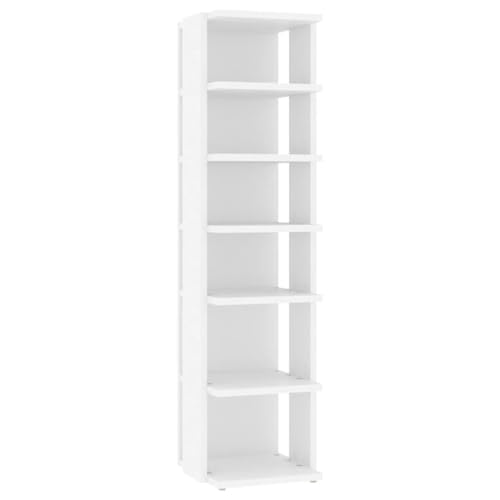 Homgoday Schuhschrank Wei? 27,5x27x102 cm Holzwerkstoff Shoes Cabinet Model808485 Homgoday Schuhschrank Wei? 27,5x27x102 cm Holzwerkstoff Shoes Cabinet Model808485 von Homgoday