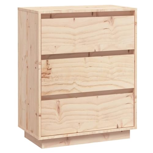 Homgoday Sideboard 60x34x75 cm Massivholz Kiefer Anrichte Model813360 von Homgoday