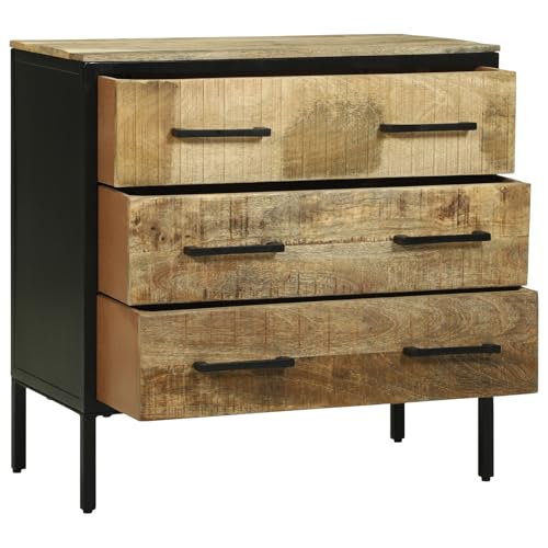 Homgoday Sideboard 70x35x70 cm Massivholz Mango Aufbewahrungsschrank Model374100 Homgoday Sideboard 70x35x70 cm Massivholz Mango Aufbewahrungsschrank Model374100 von Homgoday