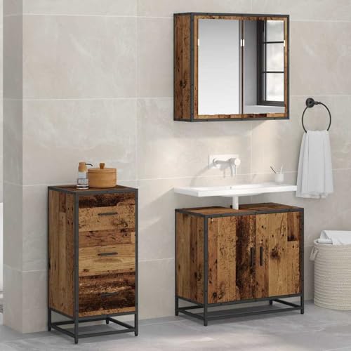 Homgoday Sideboard Altholz 35,5 x 35 x 76 cm Holzwerkstoff Anrichte Model883585 Homgoday Sideboard Altholz 35,5 x 35 x 76 cm Holzwerkstoff Anrichte Model883585 von Homgoday