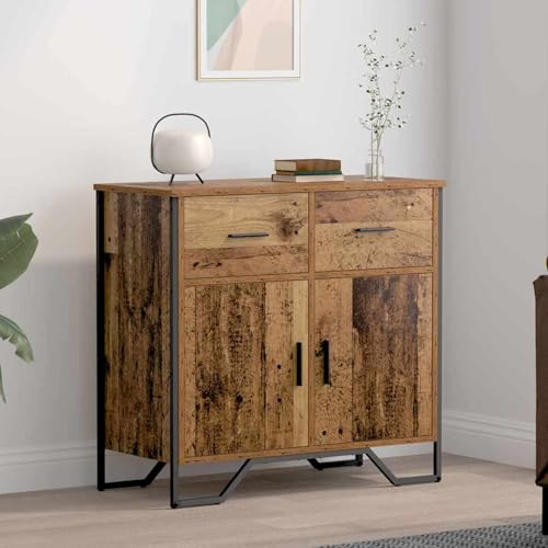 Homgoday Sideboard Altholz 79.5 x 35.5 x 74.5 cm Holzwerkstoff Anrichte Model883566 Homgoday Sideboard Altholz 79.5 x 35.5 x 74.5 cm Holzwerkstoff Anrichte Model883566 von Homgoday
