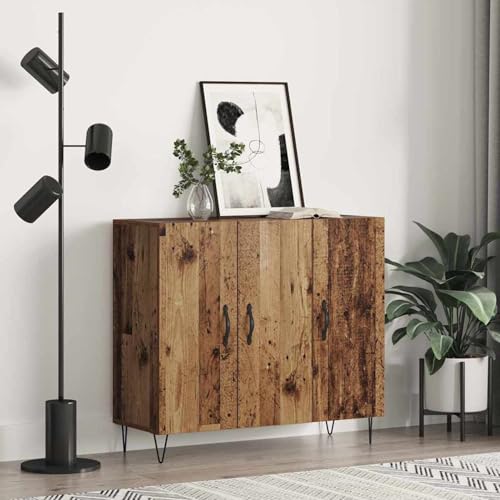 Homgoday Sideboard Altholz 90 x 34 x 80 cm Holzwerkstoff Anrichte Model879582 Homgoday Sideboard Altholz 90 x 34 x 80 cm Holzwerkstoff Anrichte Model879582 von Homgoday