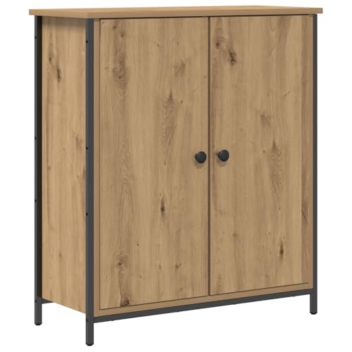 Homgoday Sideboard Artisan Eiche 70x30x80 cm Spanplatte und Stahl Aufbewahrungsschrank Model862974 Homgoday Sideboard Artisan Eiche 70x30x80 cm Spanplatte und Stahl Aufbewahrungsschrank Model862974 von Homgoday