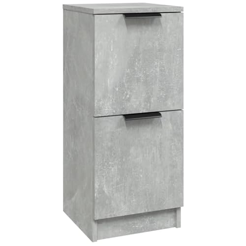 Homgoday Sideboard Betongrau 30x30x70 cm Holzwerkstoff Anrichte Model811177 von Homgoday