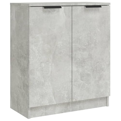 Homgoday Sideboard Betongrau 60x30x70 cm Holzwerkstoff Anrichte Model811065 von Homgoday