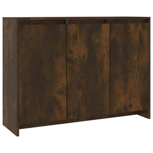 Homgoday Sideboard Räuchereiche 102x33x75 cm Holzwerkstoff Anrichte Model813014 Homgoday Sideboard Räuchereiche 102x33x75 cm Holzwerkstoff Anrichte Model813014 von Homgoday