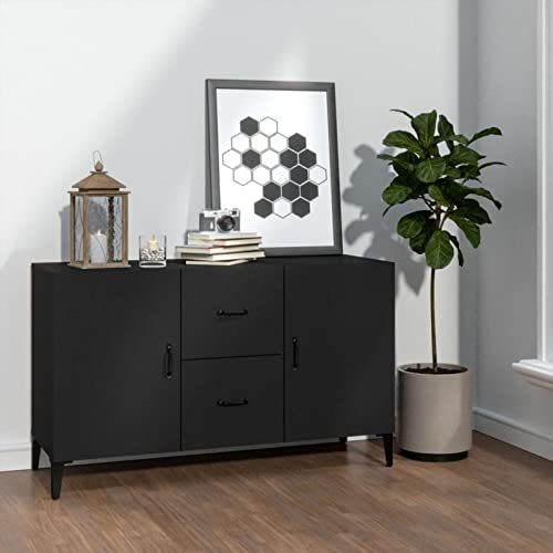 Homgoday Sideboard Schwarz 100x36x60 cm Holzwerkstoff Beistellschrank Standschrank Anrichte Aufbewahrungsschrank Schrank viel Stauraum Mehrzweckschrank für Wohnzimmer Homgoday Sideboard Schwarz 100x36x60 cm Holzwerkstoff Beistellschrank Standschrank Anrichte Aufbewahrungsschrank Schrank viel Stauraum Mehrzweckschrank für Wohnzimmer von Homgoday