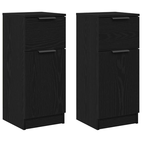 Homgoday Sideboard Schwarz Eiche 30x30x70 cm MDF Aufbewahrungsschrank Model862773 Homgoday Sideboard Schwarz Eiche 30x30x70 cm MDF Aufbewahrungsschrank Model862773 von Homgoday
