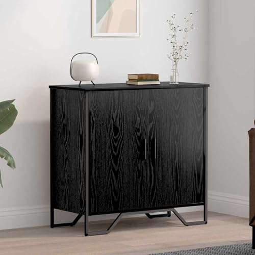 Homgoday Sideboard Schwarze Eiche 78 x 35.5 x 74.5 cm Holzwerkstoff Anrichte Model883561 Homgoday Sideboard Schwarze Eiche 78 x 35.5 x 74.5 cm Holzwerkstoff Anrichte Model883561 von Homgoday