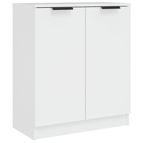 Homgoday Sideboard Weiß 60x30x70 cm Holzwerkstoff Anrichte Model811061 von Homgoday