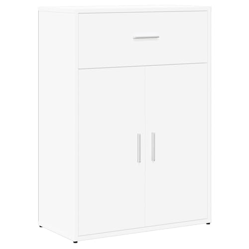 Homgoday Sideboard Weiß 60x30x84 cm Holzwerkstoff Anrichte Model840492 von Homgoday