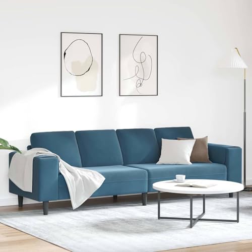 Homgoday Sofa Set Blau Samt Sofabezüge Model3335090 von Homgoday