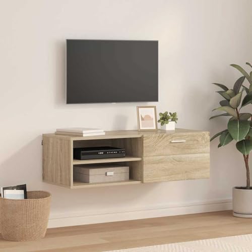 Homgoday TV-Schränk Sonoma Eiche 100.5 x 39 x 30 cm Holzwerkstoff TV-Schrank Model880243 Homgoday TV-Schränk Sonoma Eiche 100.5 x 39 x 30 cm Holzwerkstoff TV-Schrank Model880243 von Homgoday