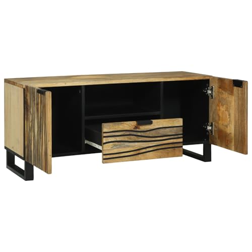 Homgoday TV-Schrank 105x33.5x46 cm Massivholz Mango TV Table Model4017950 Homgoday TV-Schrank 105x33.5x46 cm Massivholz Mango TV Table Model4017950 von Homgoday