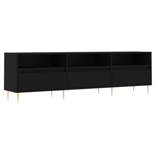 Homgoday TV-Schrank Schwarz 150x30x44,5 cm Holzwerkstoff TV Cabinet Model831269 Homgoday TV-Schrank Schwarz 150x30x44,5 cm Holzwerkstoff TV Cabinet Model831269 von Homgoday