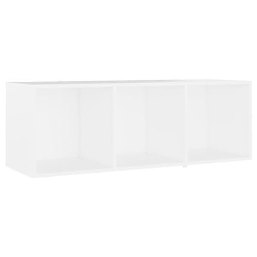 Homgoday TV-Schrank Weiß 107x35x37 cm Holzwerkstoff TV Table Model805534 von Homgoday