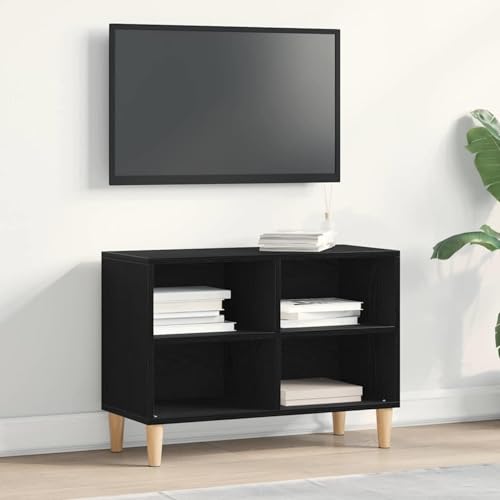 Homgoday TV-Schrank aus Schwarzer Eiche - 69,5x30x50 cm, aus Holzwerkstoff TV Table Model862583 Homgoday TV-Schrank aus Schwarzer Eiche - 69,5x30x50 cm, aus Holzwerkstoff TV Table Model862583 von Homgoday