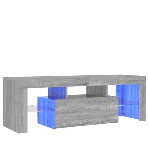 Homgoday TV-Schrank mit LED-Leuchten Grau Sonoma 120x35x40 cm TV Cabinet Model815667 Homgoday TV-Schrank mit LED-Leuchten Grau Sonoma 120x35x40 cm TV Cabinet Model815667 von Homgoday