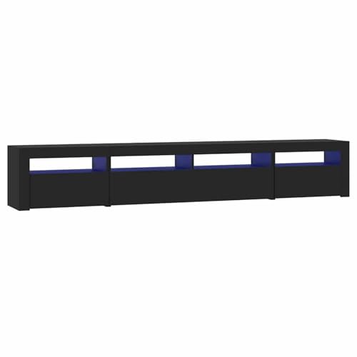 Homgoday TV-Schrank mit LED-Leuchten Schwarz 240x35x40 cm TV Cabinet Model3152723 Homgoday TV-Schrank mit LED-Leuchten Schwarz 240x35x40 cm TV Cabinet Model3152723 von Homgoday