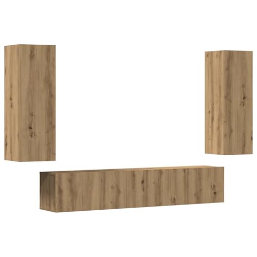 Homgoday TV-Wandschränke 4 STK. Artisan-Eiche Holzwerkstoff TV Table Model3328948 Homgoday TV-Wandschränke 4 STK. Artisan-Eiche Holzwerkstoff TV Table Model3328948 von Homgoday